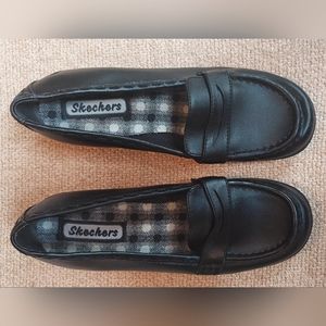 Skechers, Size 8, Black wedge loafers